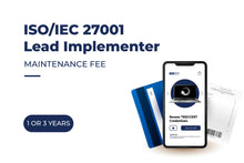 Load image into Gallery viewer, ISO/IEC 27001 Lead Implementer Certification Maintenance
