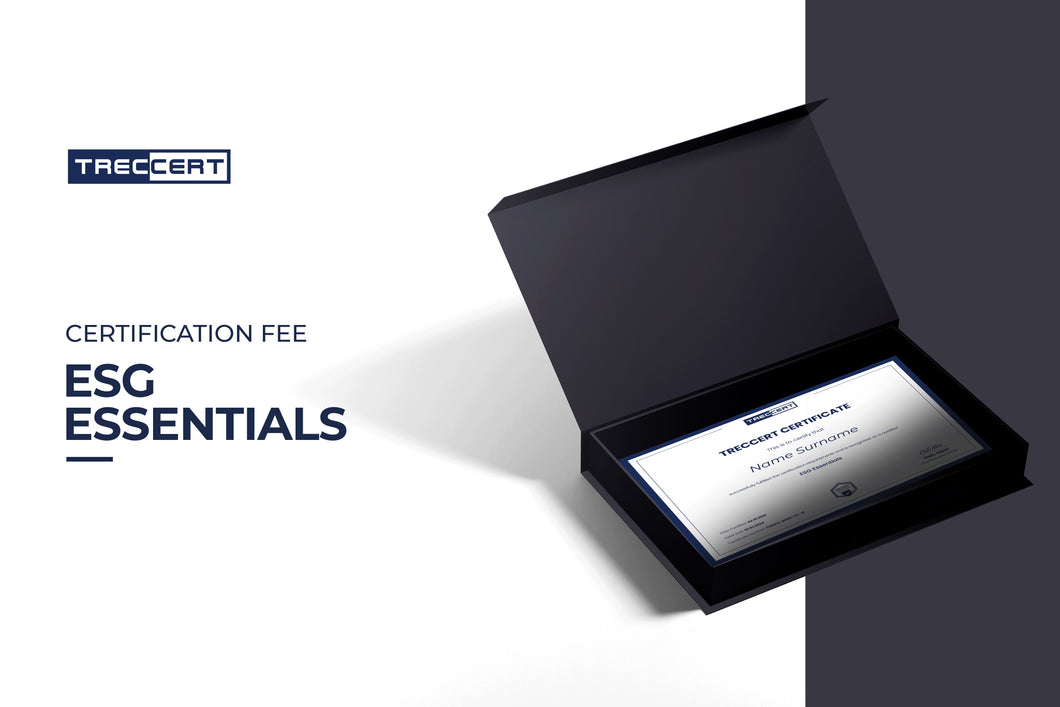 ESG Essentials Certification Fee