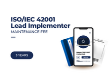 Load image into Gallery viewer, ISO/IEC 42001 Lead Implementer Certification Maintenance
