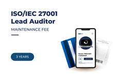Load image into Gallery viewer, ISO/IEC 27001 Lead Auditor Certification Maintenance

